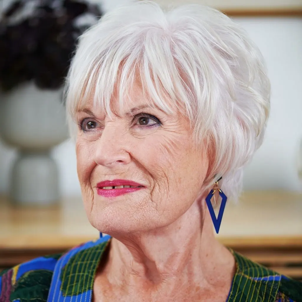 silver pixie cut for women over 60