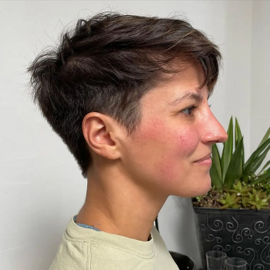 tomboy short haircut for women over 50