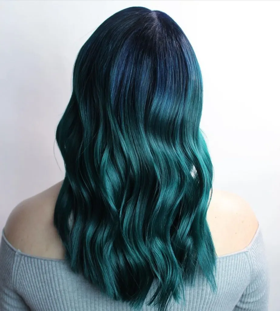 alpine green hair