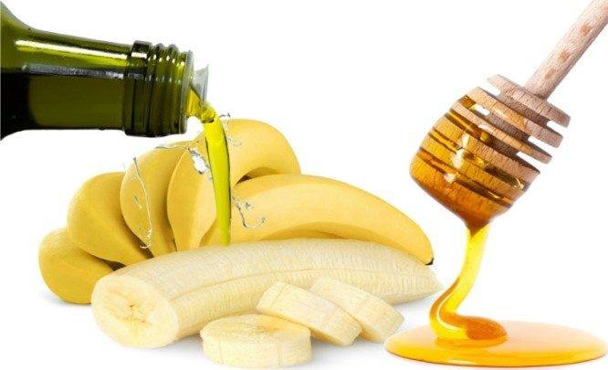 banane miel et huile