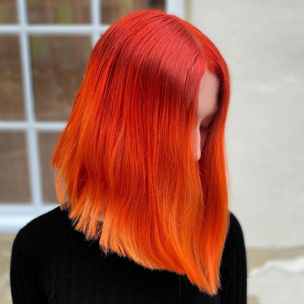 fire to pumpkin hair