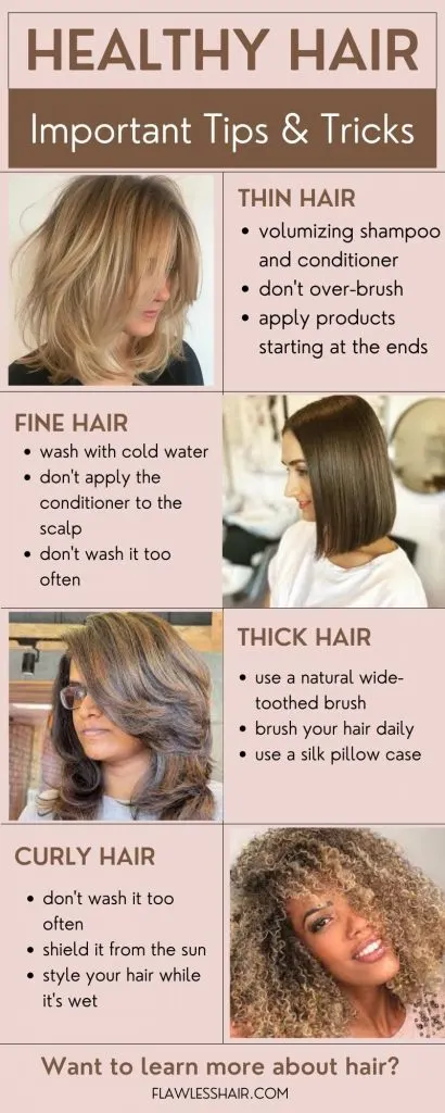 healthy hair tips and tricks