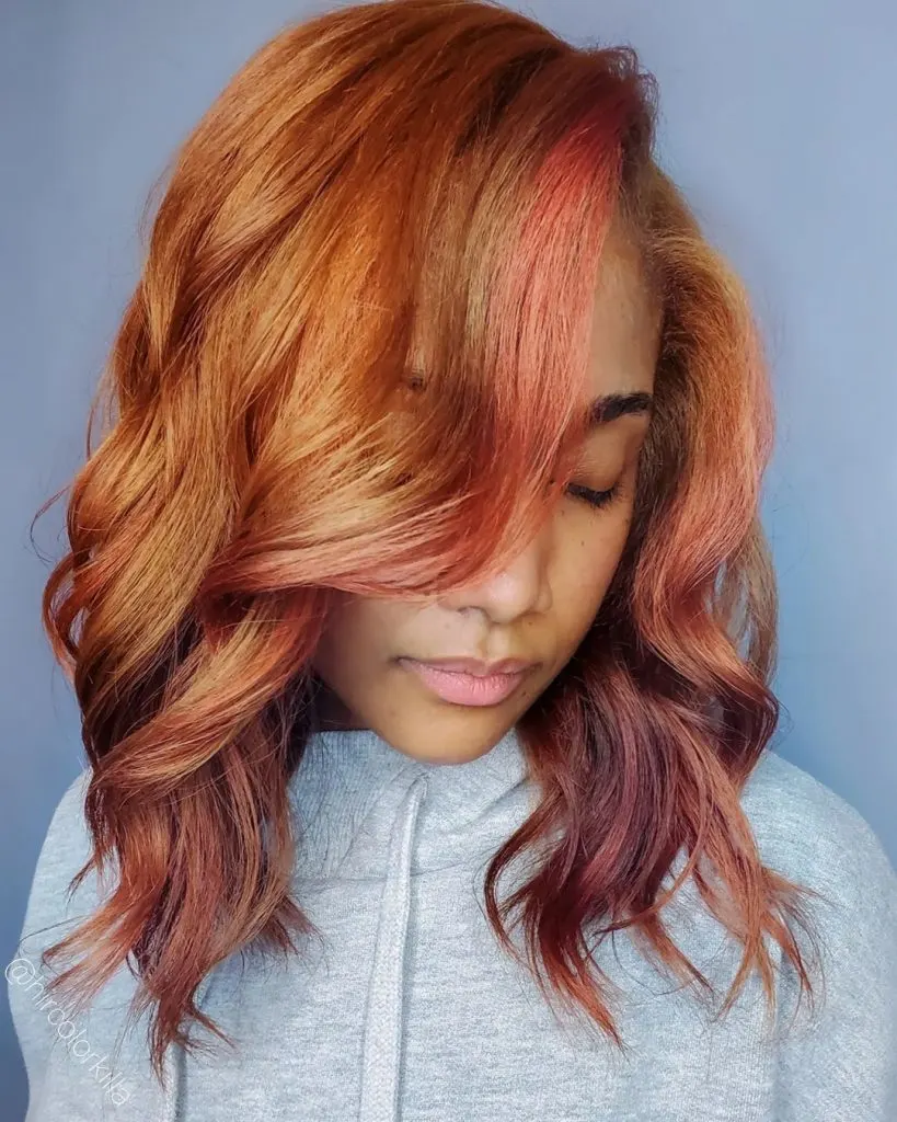 mixed metals hair color
