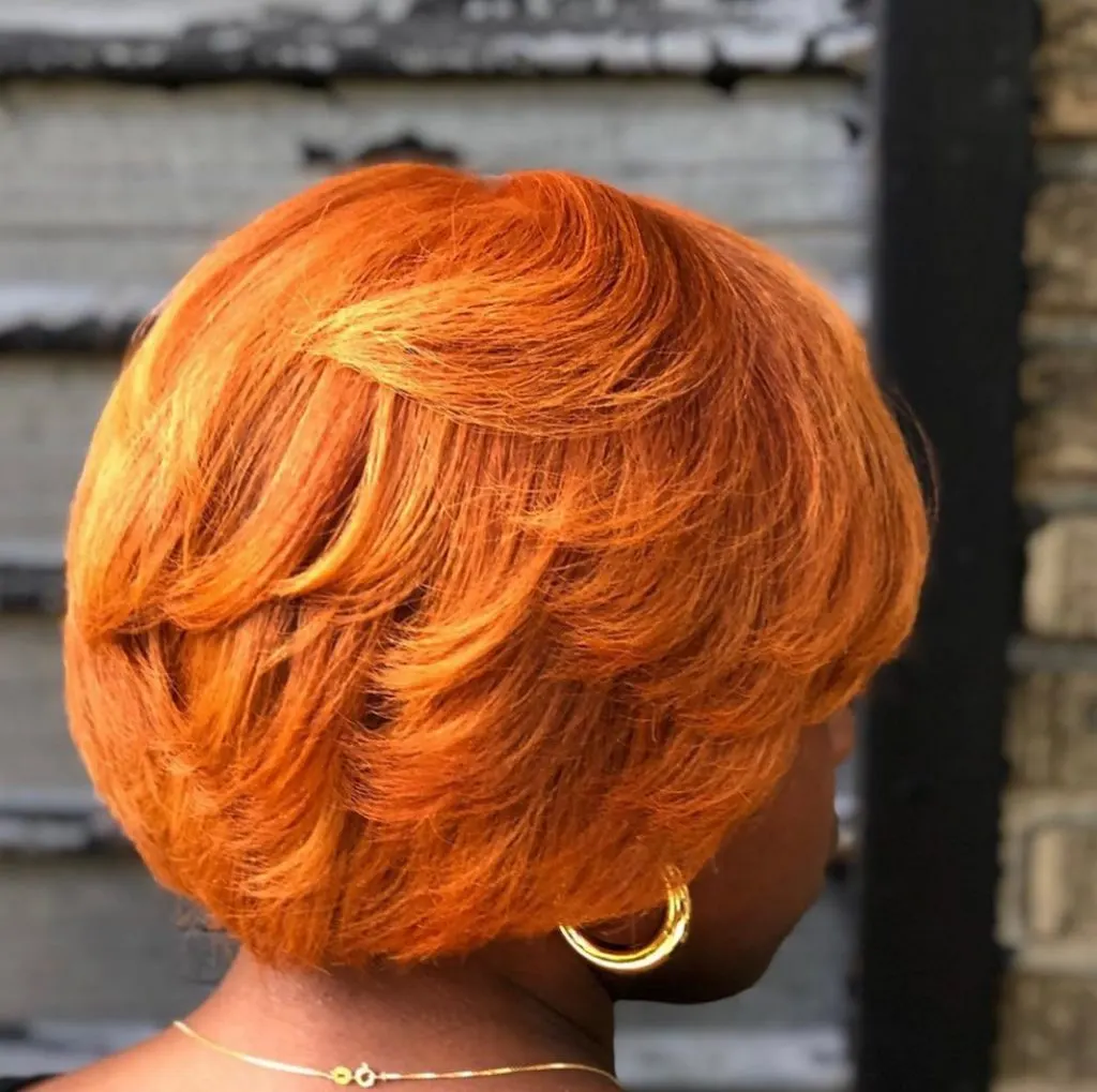 orange hair