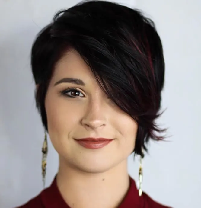 pixie cut for square face
