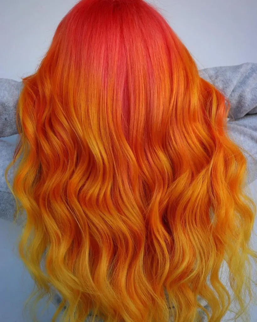 shades of orange hair