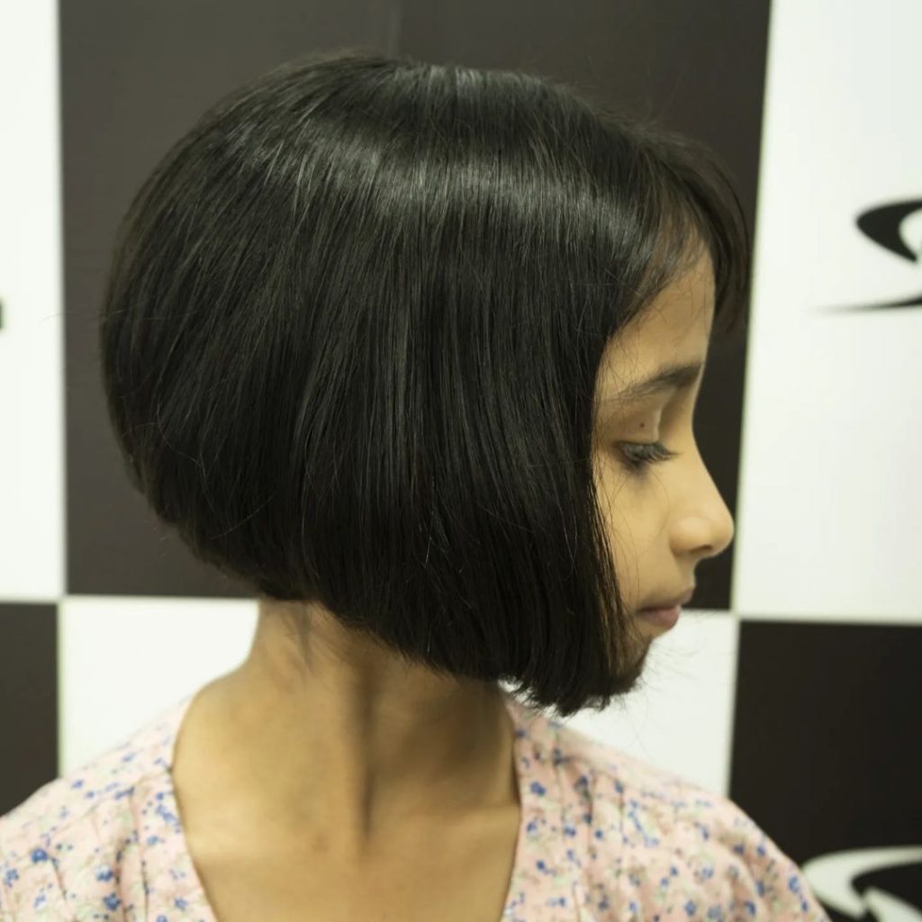 penteado curto para crianças e adolescentes