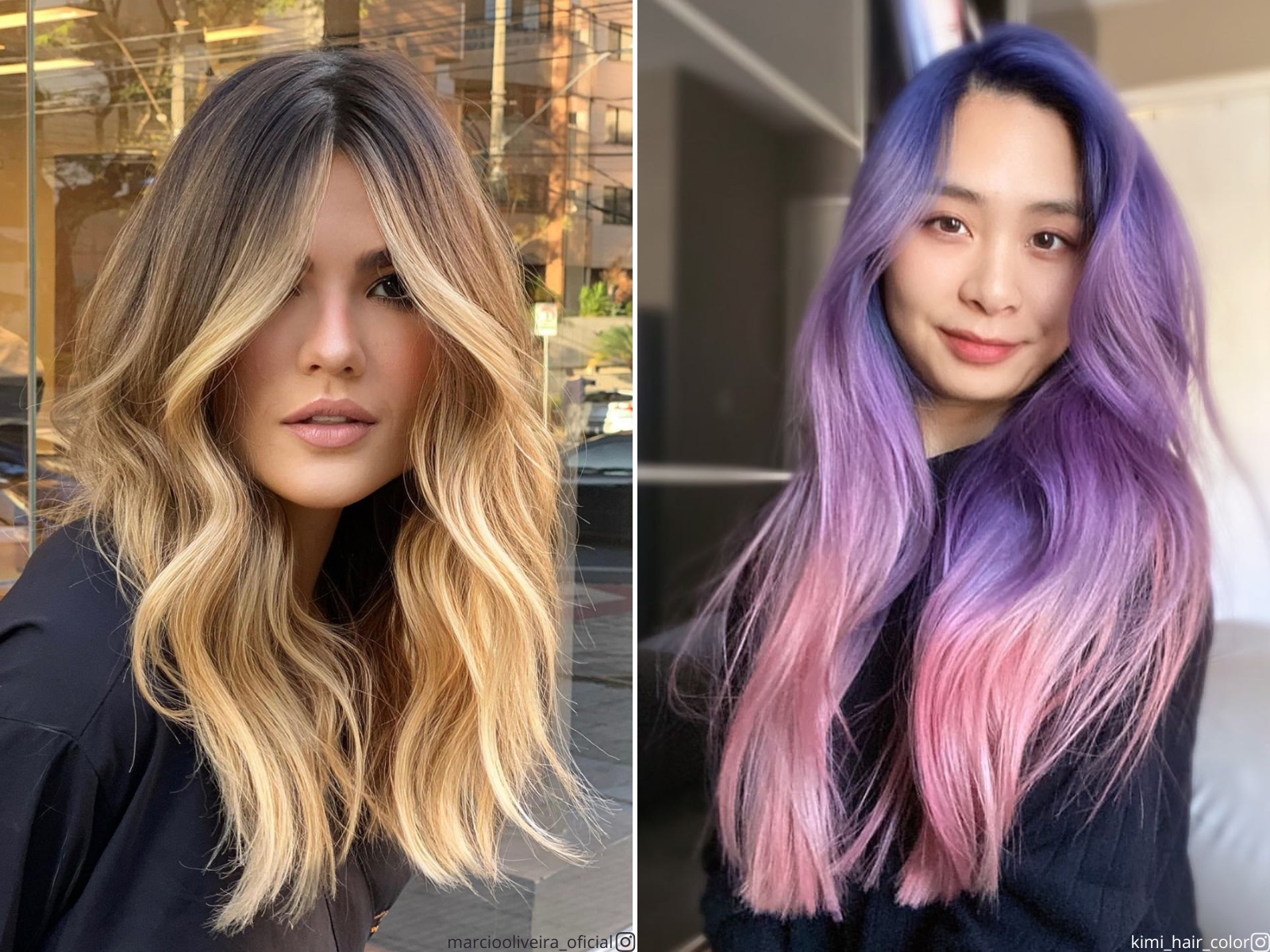 ombre, balayage and highlights