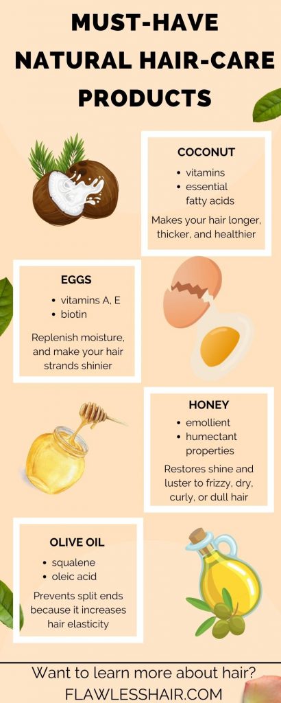 Productos naturales imprescindibles para el cabello