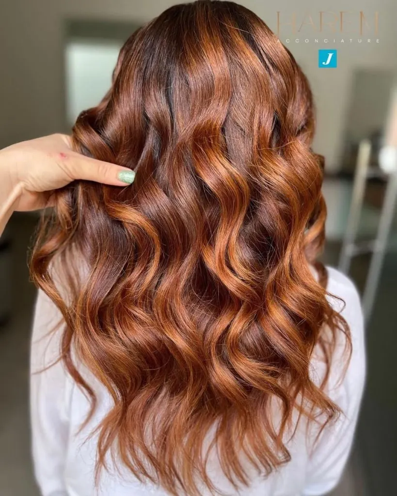 copper caramel hair