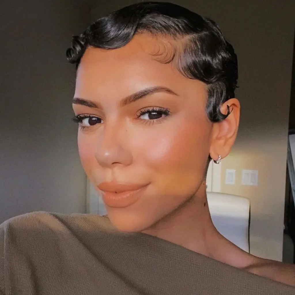 very short finger waves pixie haircut