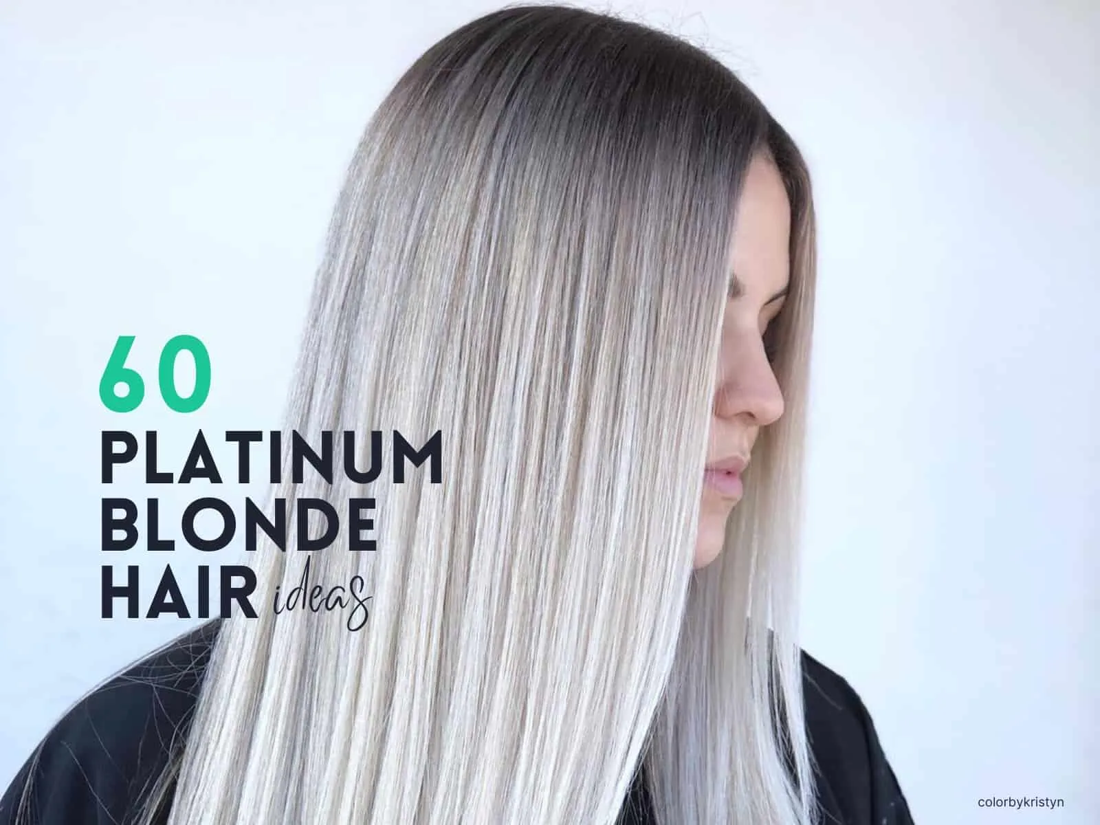platinum blonde hair