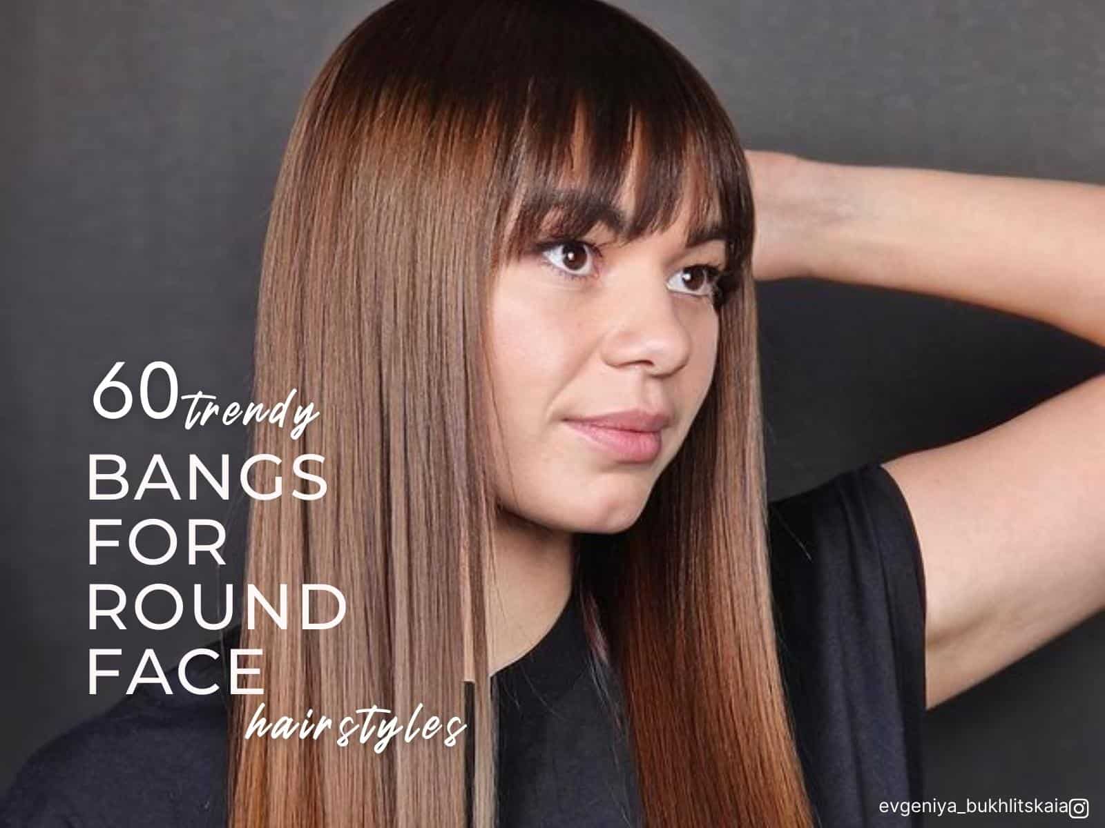 bangs for round face