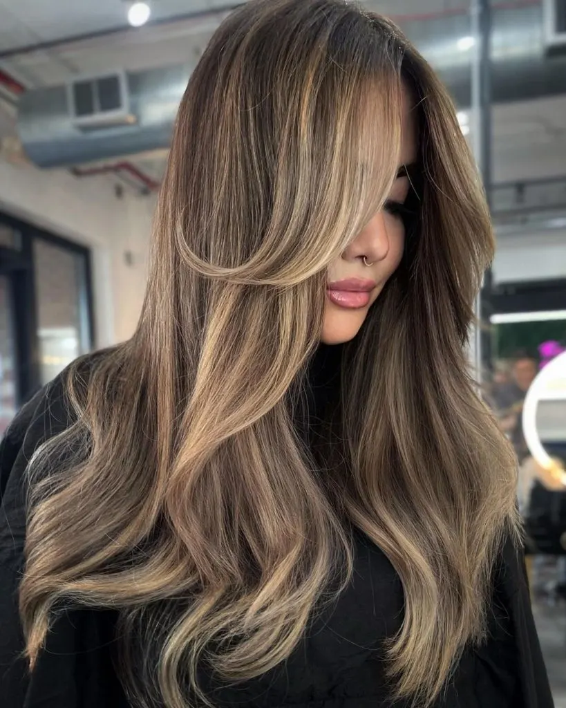 dirty blonde with highlights