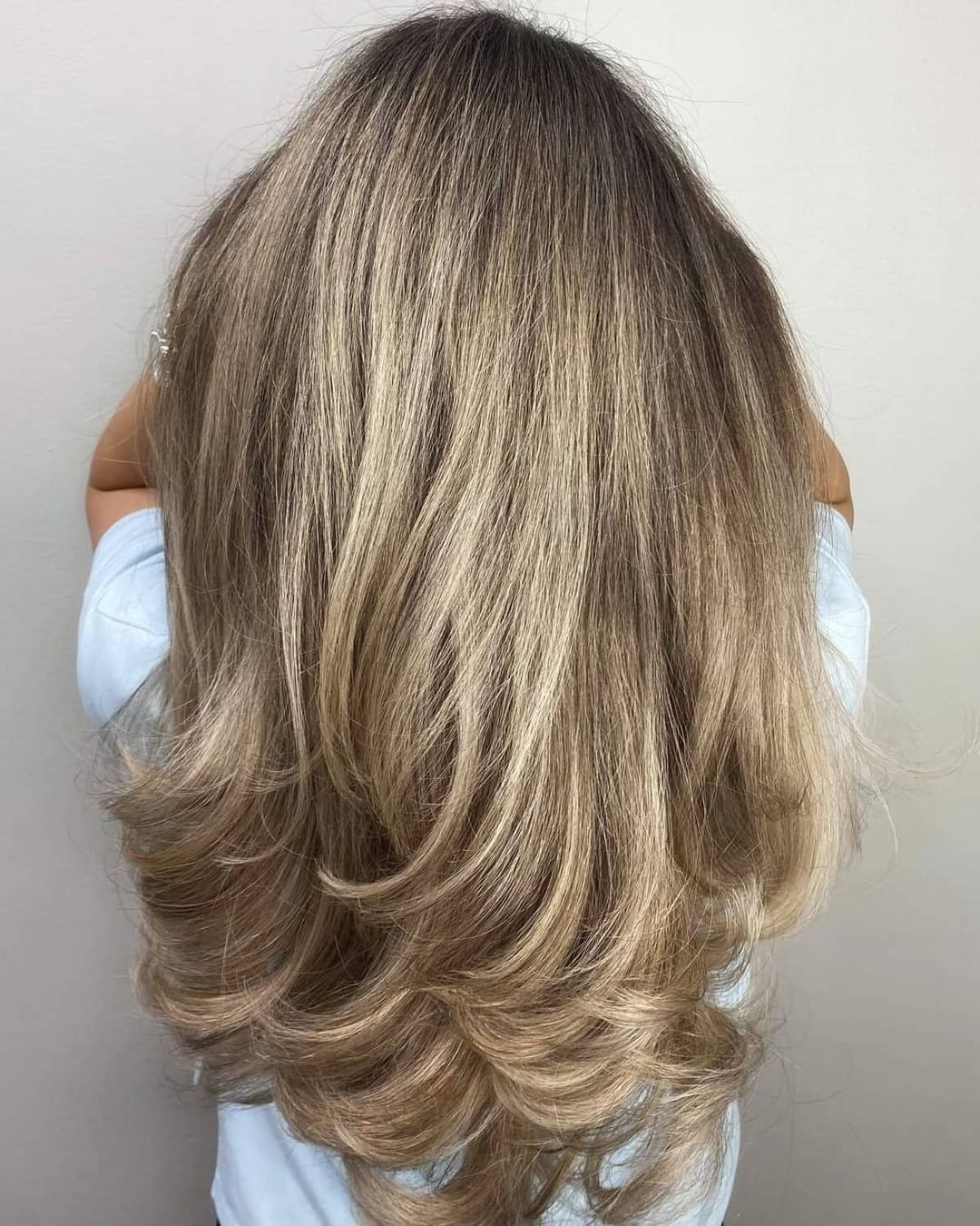 cool-toned dirty blonde hair