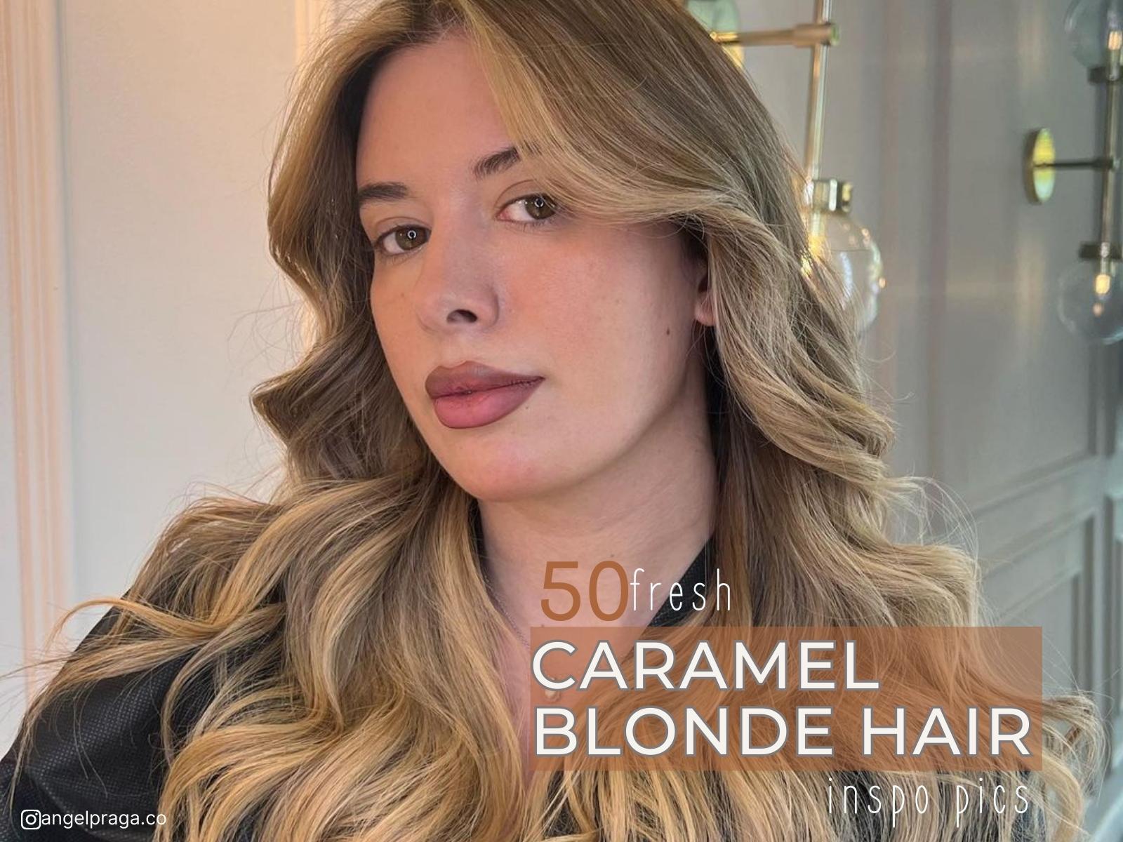 caramel blonde hair