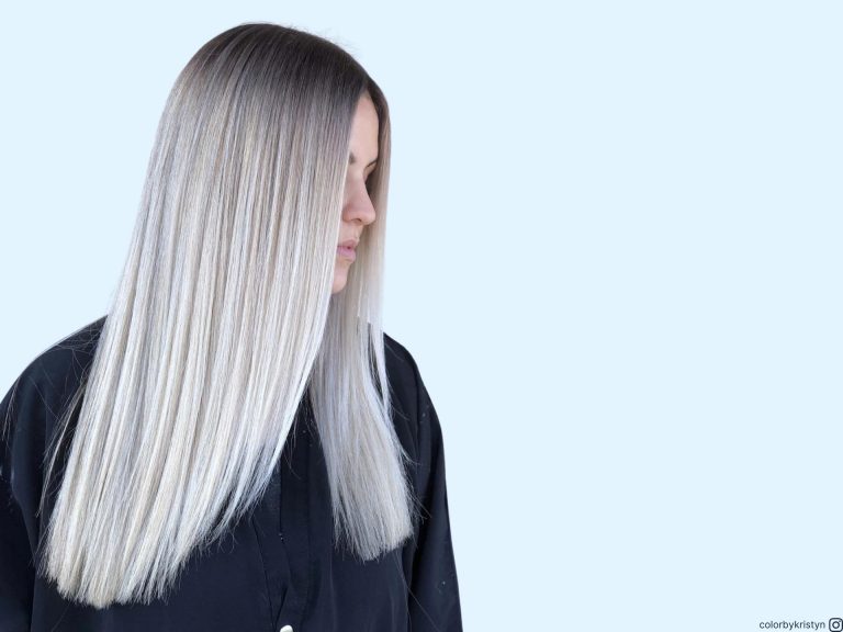 platinum blonde hair
