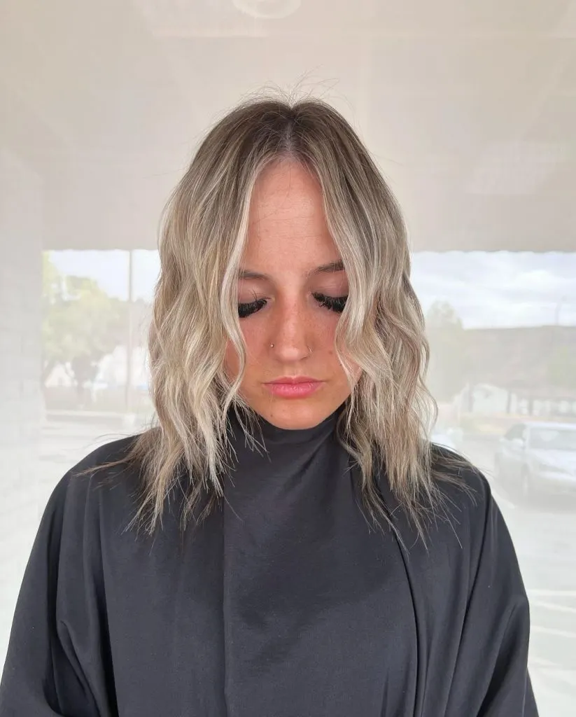 ash blonde on fine hair