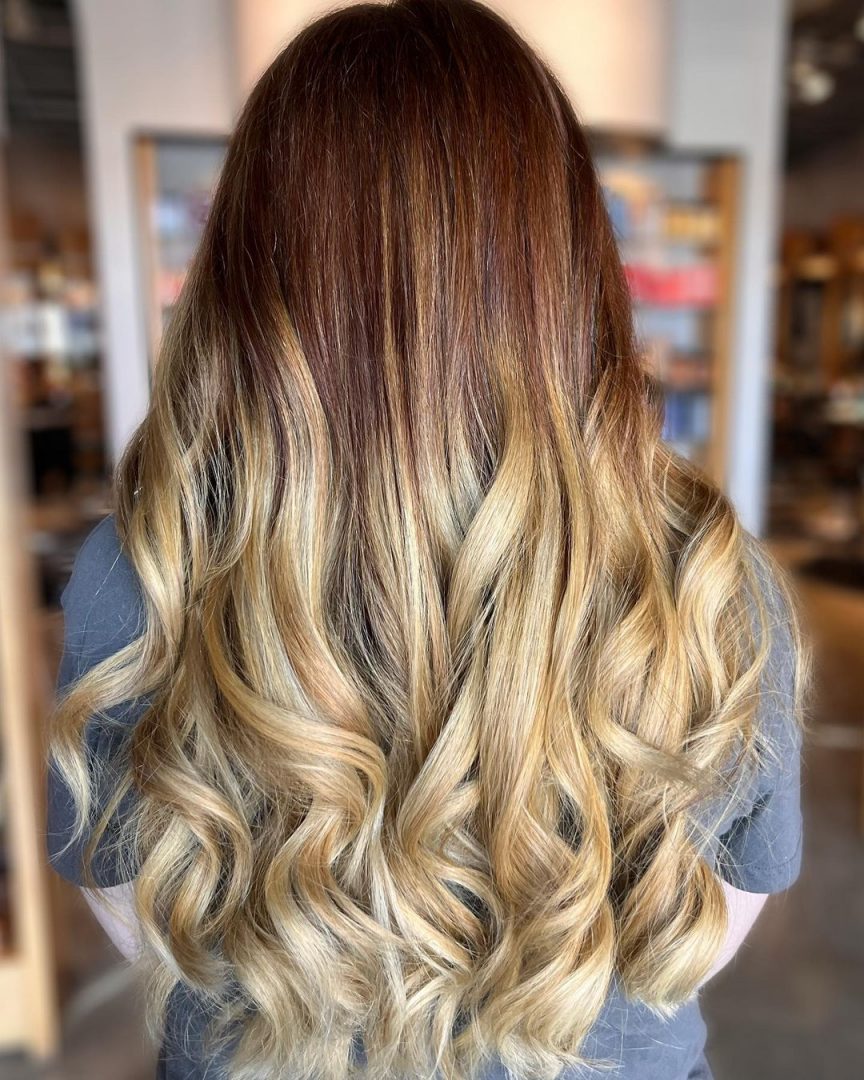Blonde Ombre On Red Hair 864x1080 