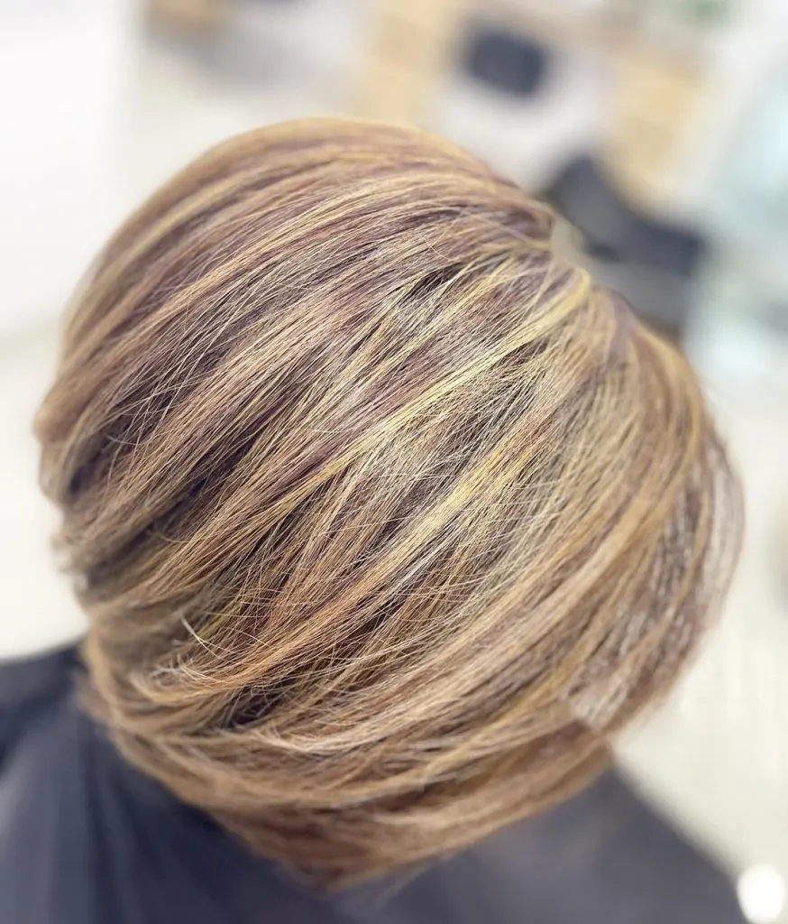 caramel blonde gray coverage