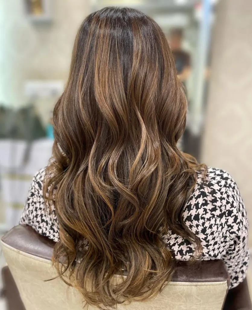 caramel bronde hair