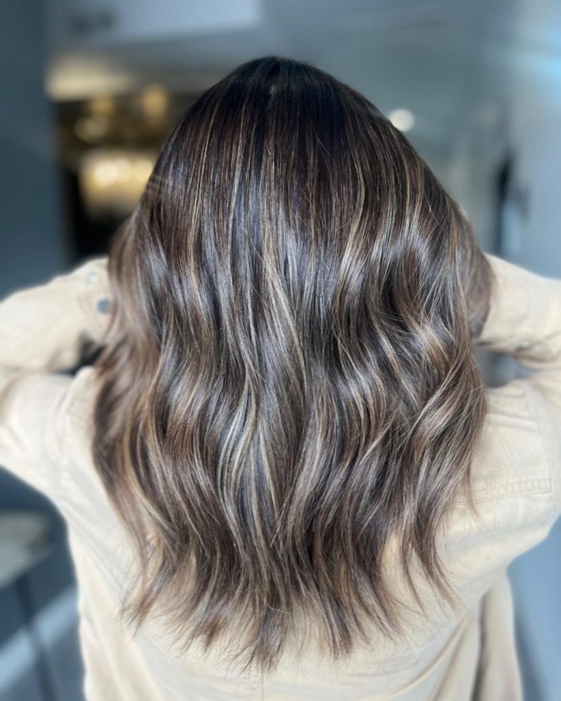 cheveux caramel toffee