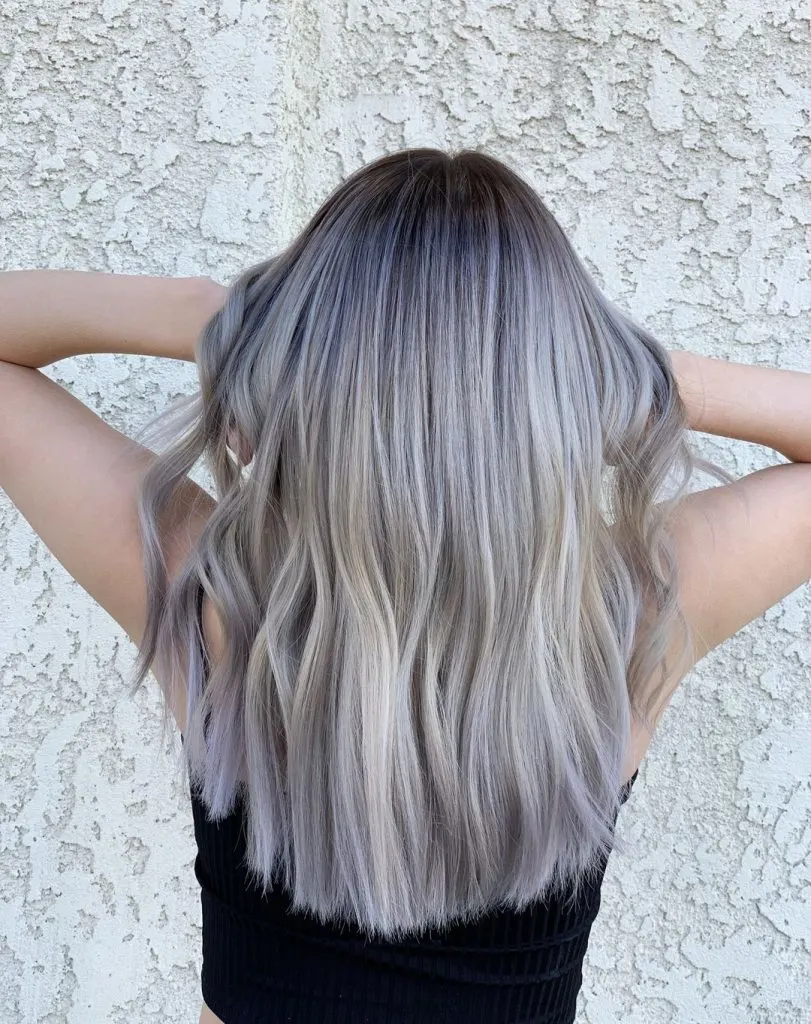 light ash blonde hair