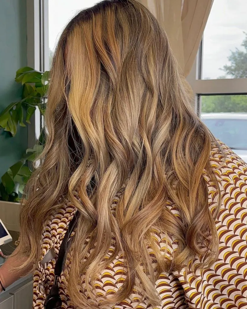 soft and golden honey blonde