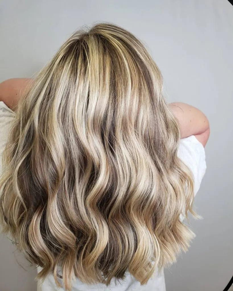 vanilla caramel blonde hair