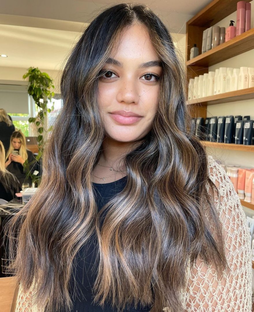 Balayage Brun Cendrnull