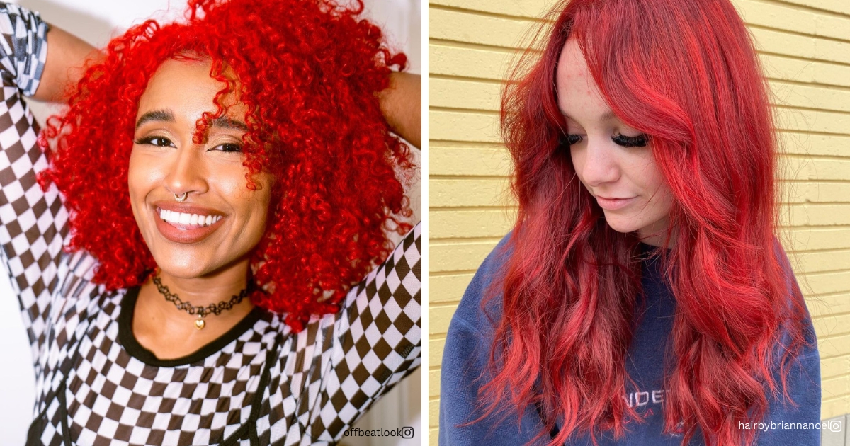 50 Best Bright Red Hair Trends For 2024