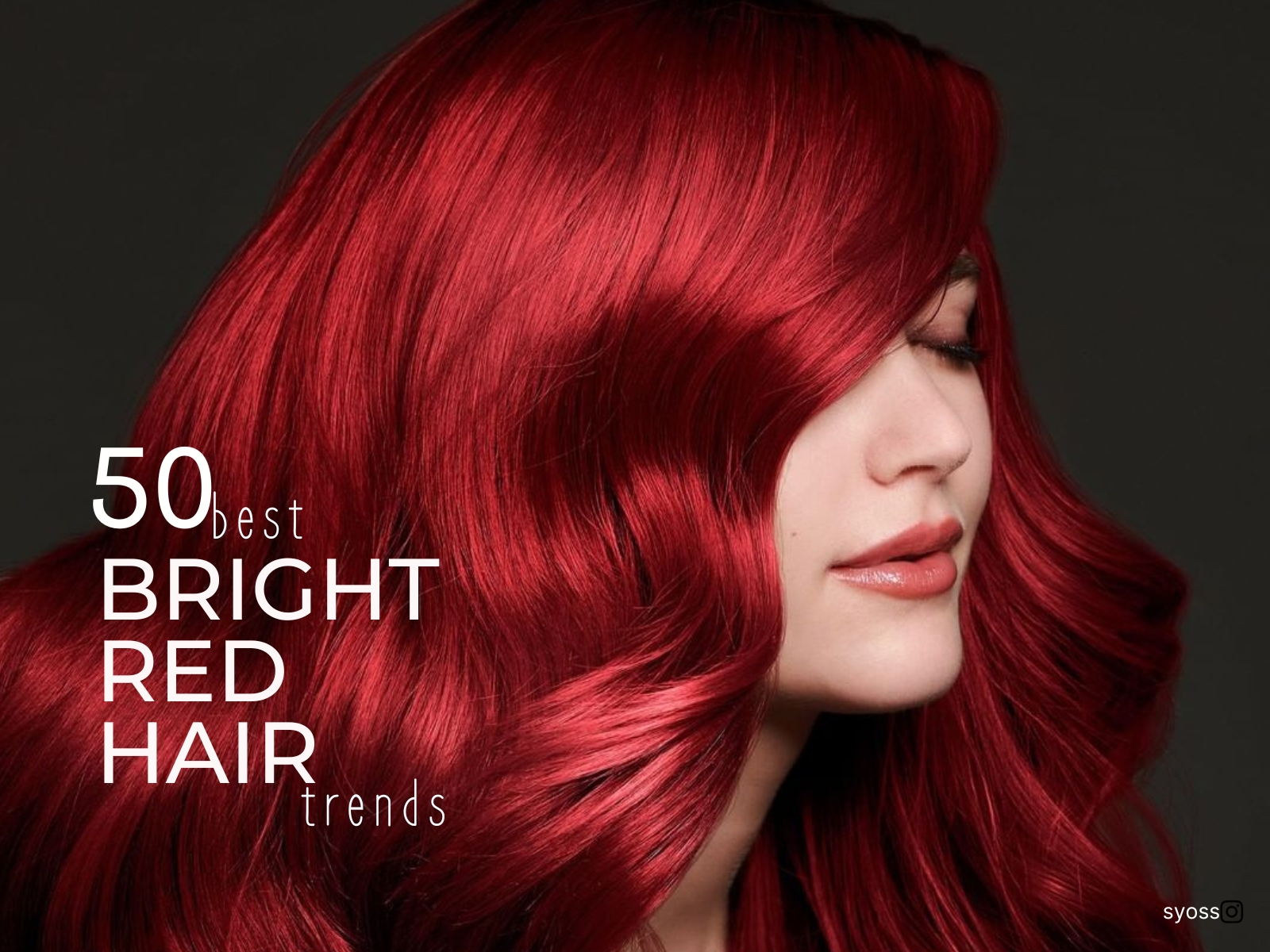 cabelo vermelho vivo