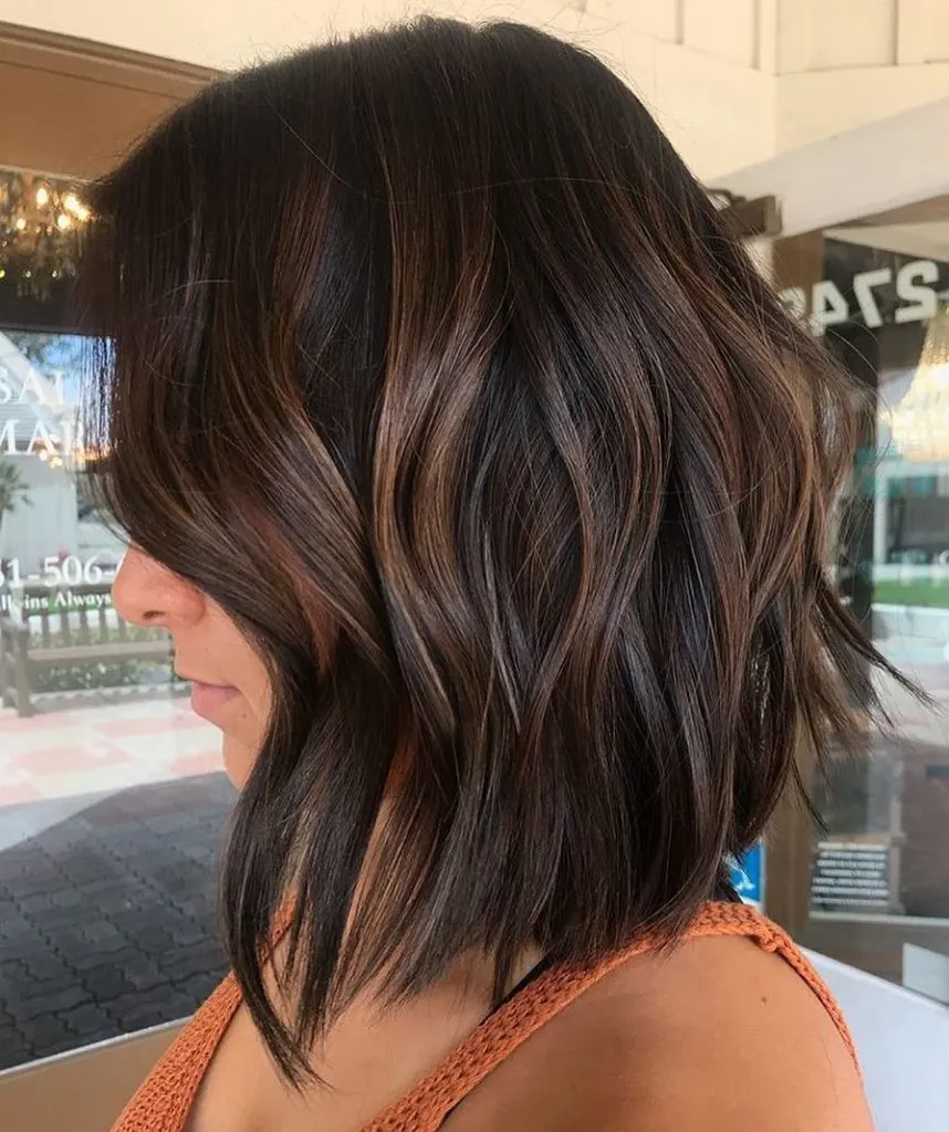 barely there caramel highlights