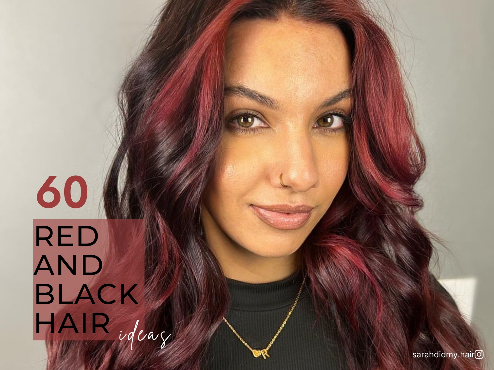 60 idées tendance pour les cheveux rouges et noirs