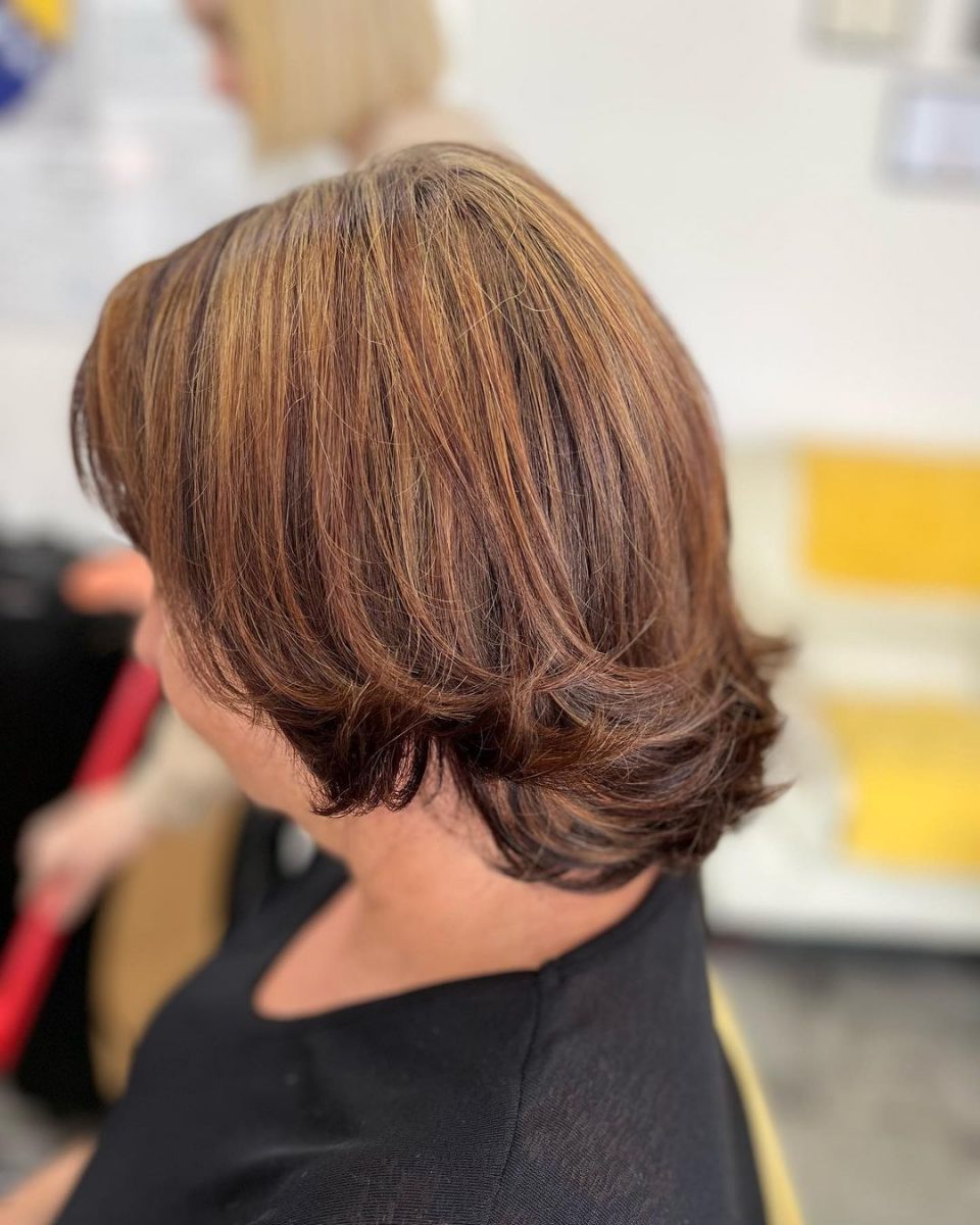 50 Trendy Shoulder Length Hairstyles For Women Over 50