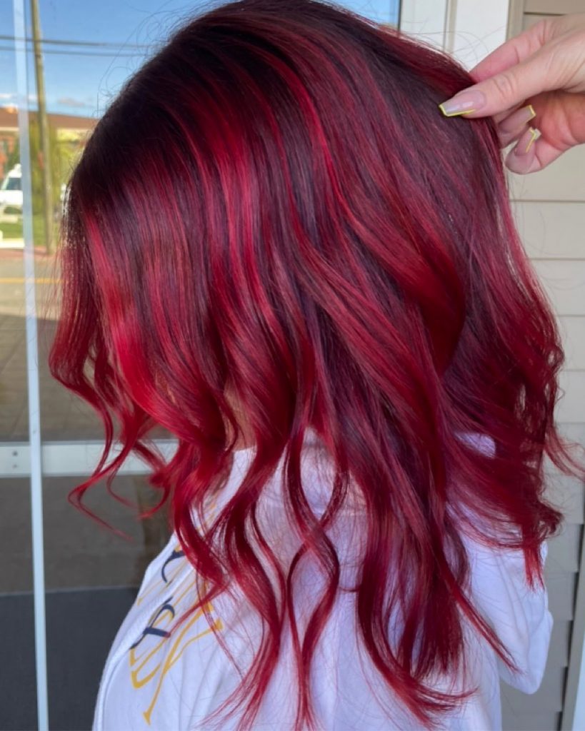 red hot cherry pepper hair