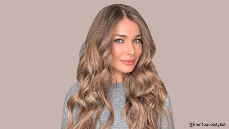 sandy brown hair
