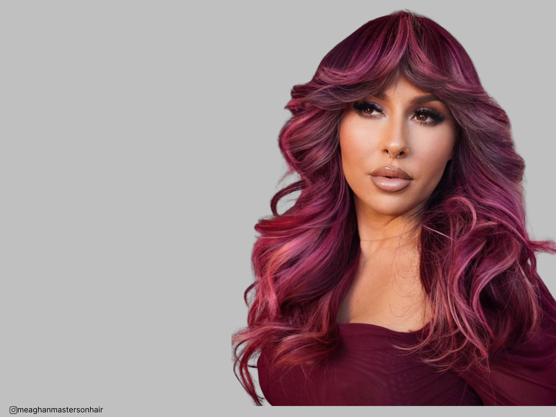 couleur de cheveux burguny