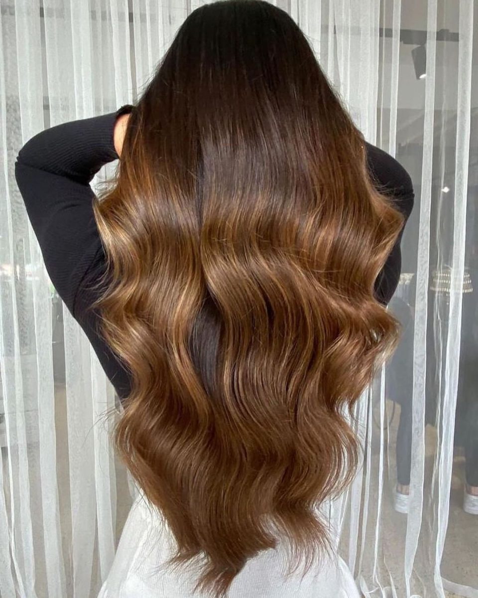 40 Imágenes de Inspiración de Cabello Marrón Miel con Reflejos para tu ...