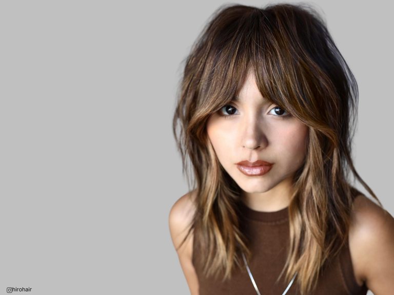 Top 40 Shoulder-Length Hairstyles With Bangs To Try In 2025