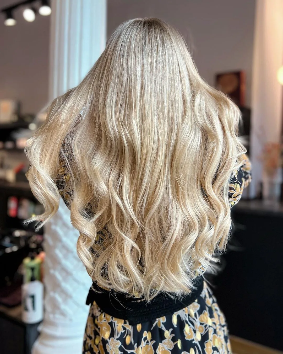 hair extensions for luxurious wavy look