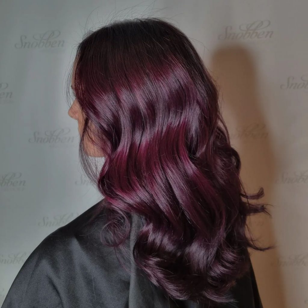 burgundy coke hair color