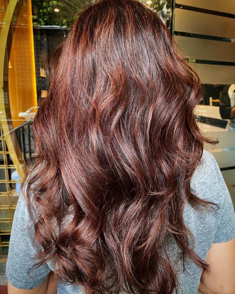 chocolate mahogany hair color