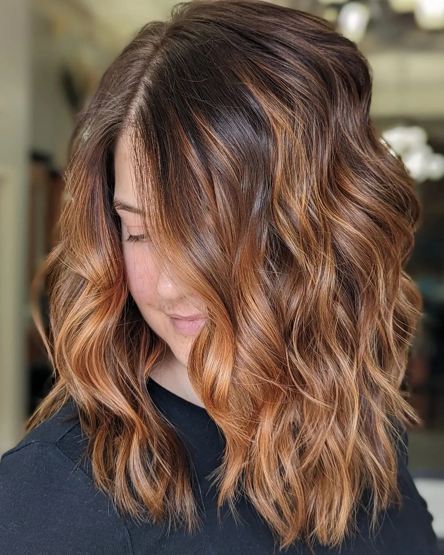 chocolate strawberry copper hair