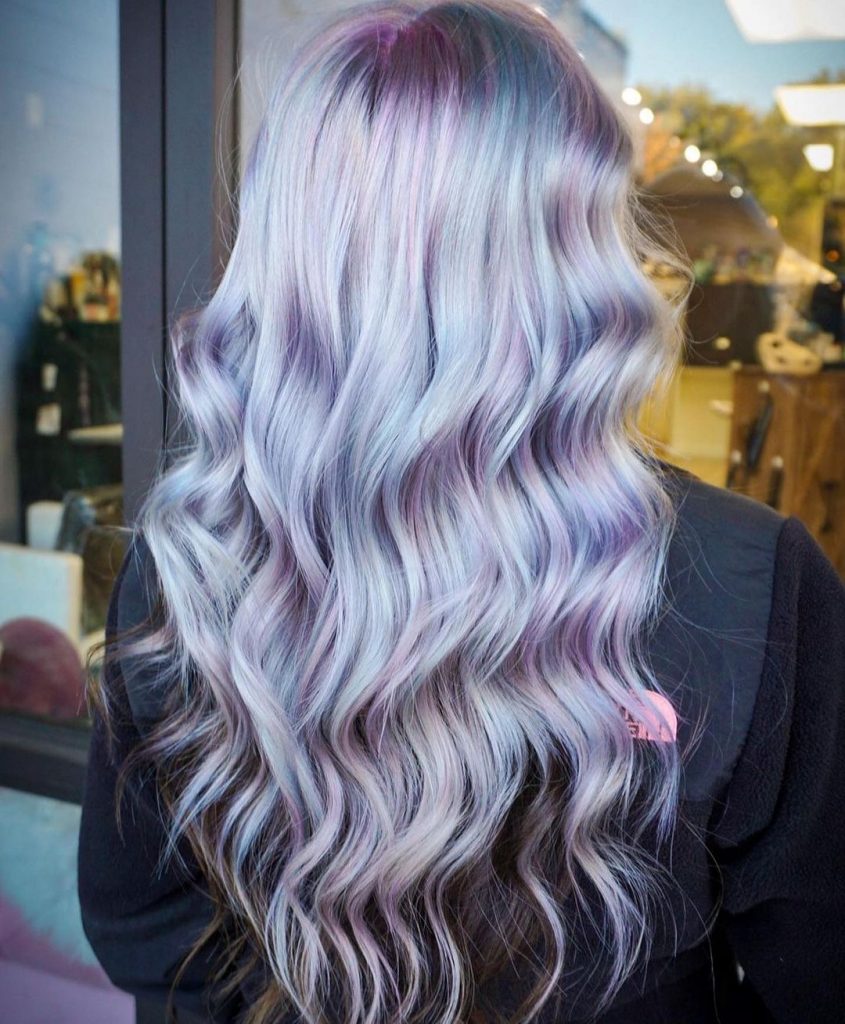 holographic waves hairstyle
