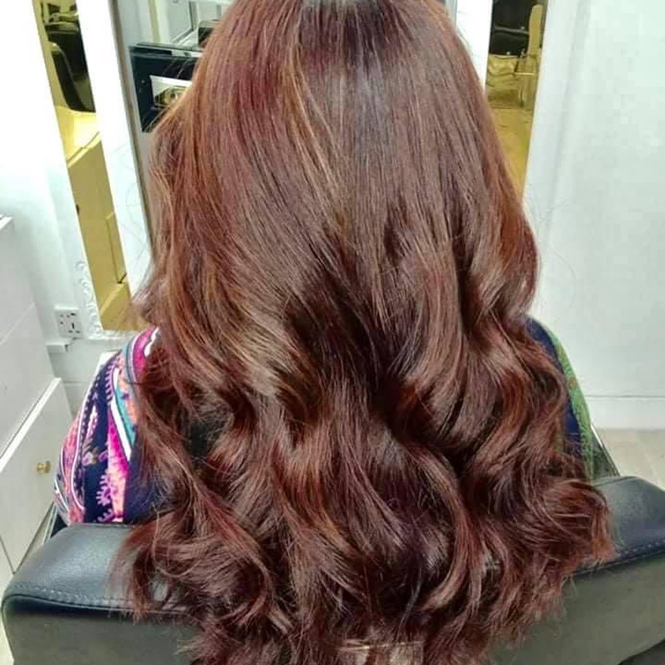 mahogany dark auburn hair color