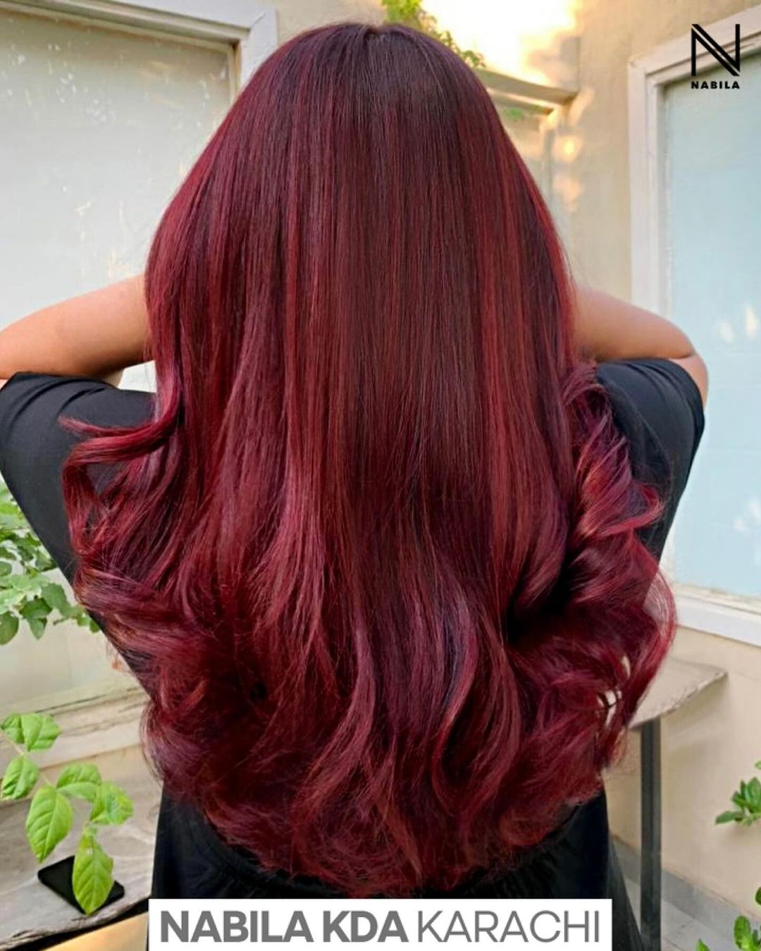 red mahogany hair color