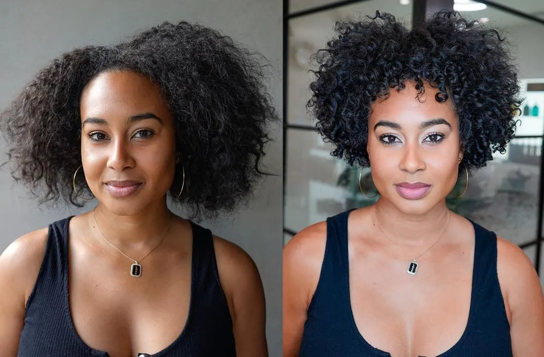 short layered curly haircut