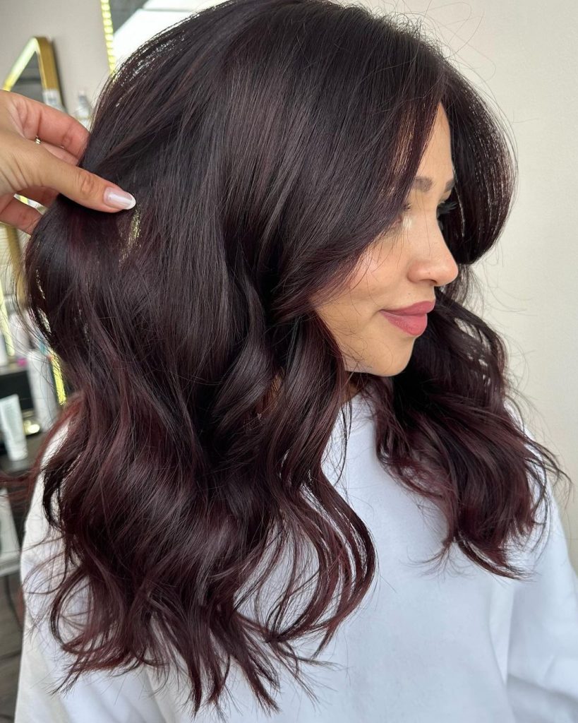 wine burgundy hair color
