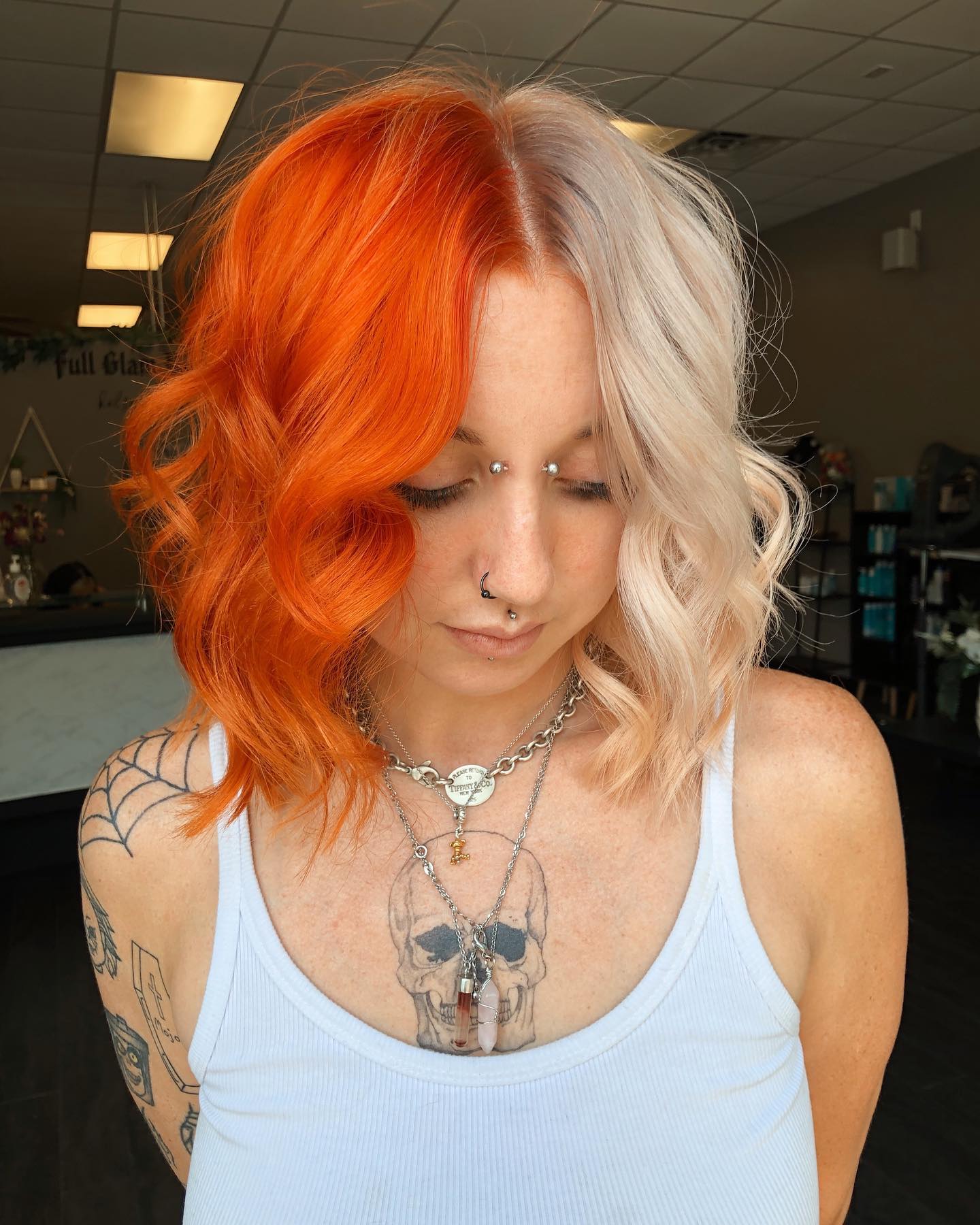 carrot and vanilla gemini hair
